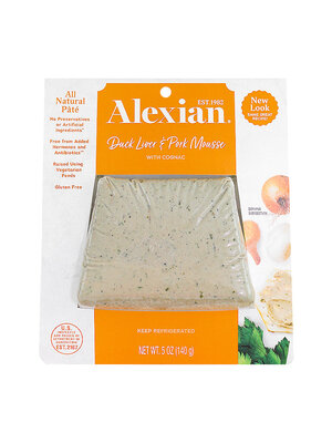 Alexian Pate Duck Liver and Pork Mousse With Cognac 5oz, Neptune, New Jersey