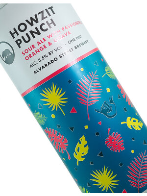 Alvarado Street Brewery "Howzit Punch" Sour Ale with Passionfruit, Orange & Guava 16oz Can - Salinas, CA