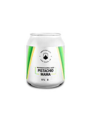 Ambitious Ales "Pistachio Mama" Belgian Tripel Aged In Bourbon Barrels 8oz Can - Long Beach, CA