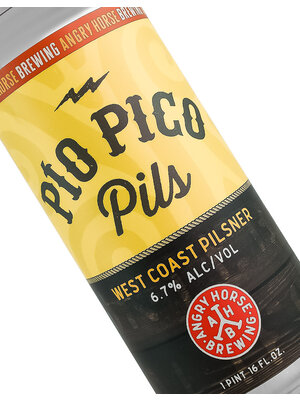 Angry Horse Brewing "Pio Pico Pils" West Coast Pilsner 16oz Can - Montebello, CA