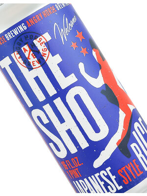 Angry Horse Brewing "The Sho" Japanese Style Rice Lager 16oz Can - Montebello, CA