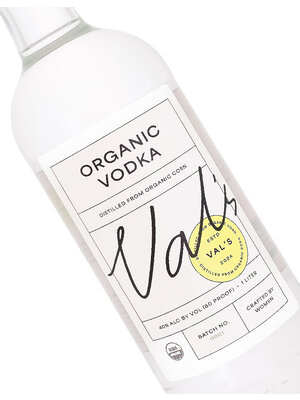 Anytime Spirits "Val's" Organic Vodka Distilled From Organic Corn 1 Liter, Maryland