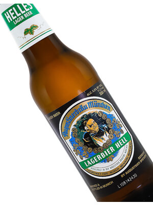 Augustinerbrau Munchen "Lagerbier Hell" Helles Lager 11.2oz Bottle - Germany