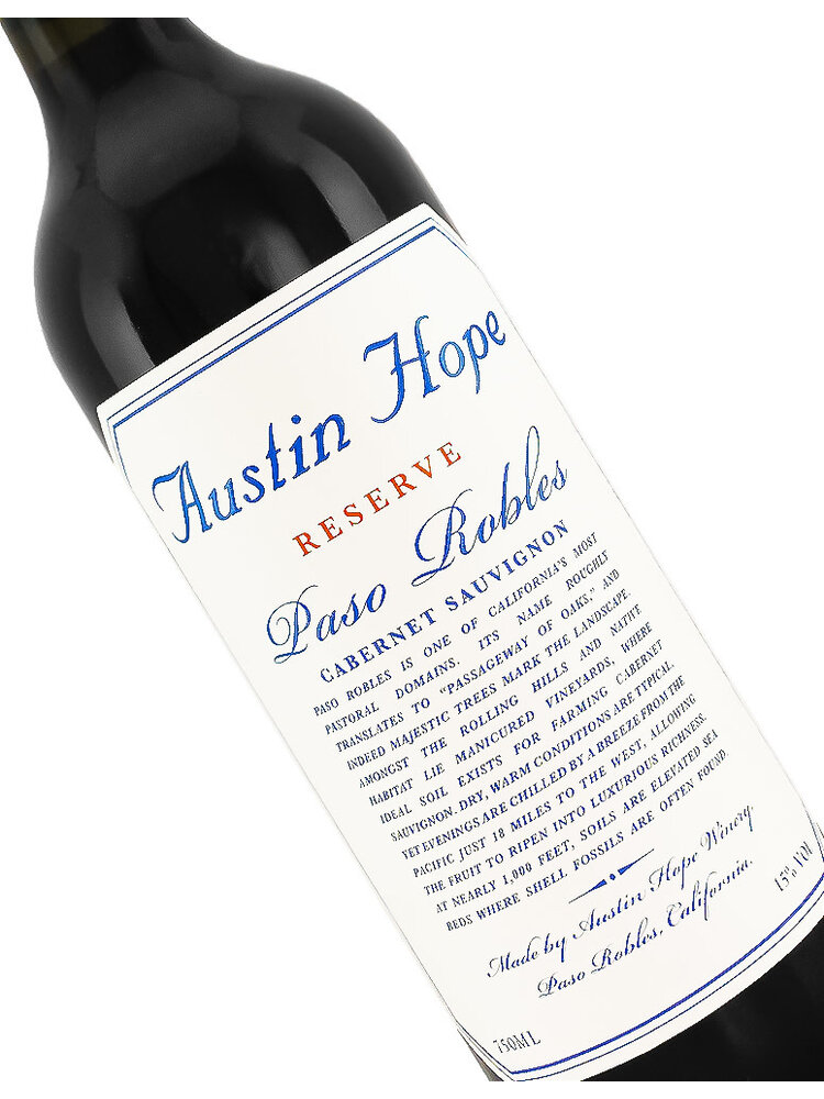 Austin Hope 2021 Cabernet Sauvignon Reserve, Paso Robles