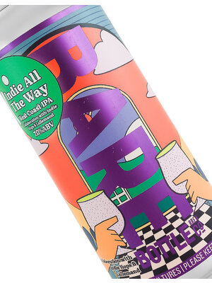 Bare Bottle Brewing "Indie All The Way" West Coast IPA 16oz Can - San Francisco, CA