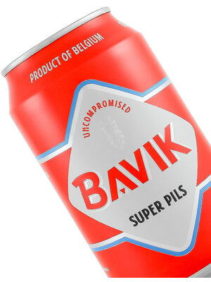 Bavik "Super Pils" Pilsner 12oz Can - Belgium