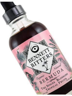 Bennett Bitters "Bermuda" Tiki Spices Blossoms Tropical Fruits 4oz Bottle, New York