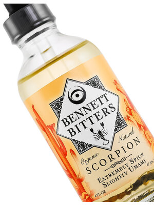 Bennett Bitters "Scorpion" Extremely Spicy Slightly Umami 4oz Bottle, New York