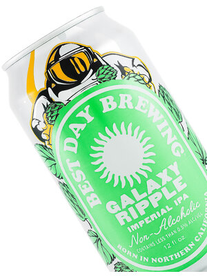 Best Day Brewing "Galaxy Ripple" Imperial IPA Non-Alcoholic 12oz Can - Sausalito, CA
