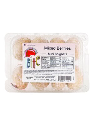 Bite "Mixed Berries" Mini Beignets 8 Pack, France