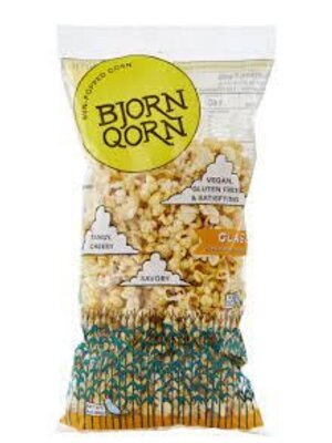 Bjorn Qorn "Classic" Sun-Popped Corn 3oz Bag, New York