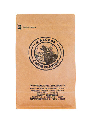 Black Dog Coffee Roasters "Sivarland El Salvador" Whole Bean Coffee  12oz Bag, Signal Hill, Californiaador