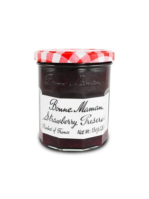 Bonne Maman Strawberry Preserves 13oz Jar, France