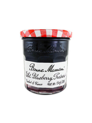 Bonne Maman Wild Blueberry Preserves 13oz Jar, France