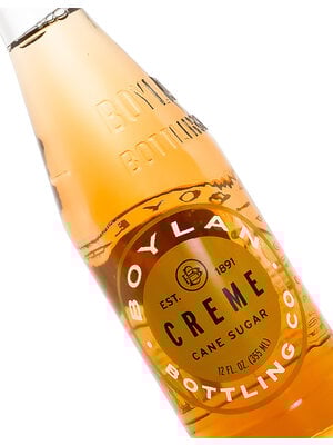 Boylan Creme Soda Cane Sugar 12oz Bottle, New York