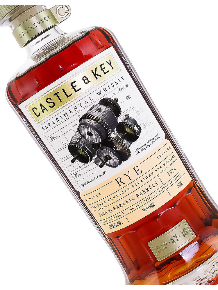 Castle & Key 2024 Experimental Vino de Naranja Straight Rye Whiskey Cask Strength Limited Release, Frankfort, Kentucky