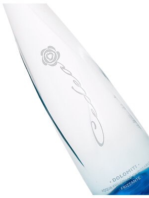 Cedea Sparkling "Dolomiti" Acqua Minerale Enrosadira Frizzante Water 25.3oz Bottle, Italy