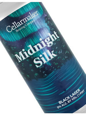 Cellarmaker Brewing "Midnight Silk" Black Lager 16oz Can - Oakland, CA