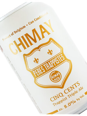 Chimay Cinq Cents Trappist Triple Ale (White) 330ml Can - Belgium