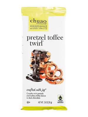 Chuao Pretzel Toffee Twirl Chocolate Bar 2.8oz, Carlsbad, California
