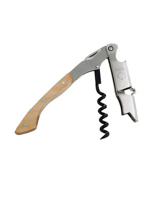 Coutale Double Lever Wood Handle Waiter's Cork Puller