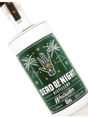 Dead Of Night Distillery "Westsider Gin" A West Coast Inspired American Gin, Los Angeles, California