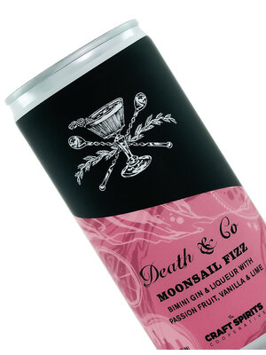 Death & Co "Moonsail Fizz" Bimini Gin & Liqueur with Passion Fruit, Vanilla & Lime 200ml Can, Ventura, CA