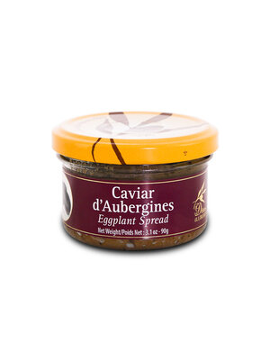 Delices du Luberon "Caviar d'Aubergines" Eggplant Spread 3.1oz Jar, France