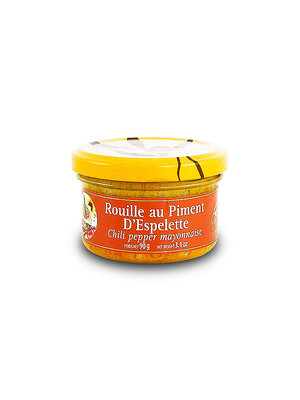 Delices du Luberon Rouille au Piment Chili Pepper Mayonnaise 3.1oz Jar, France