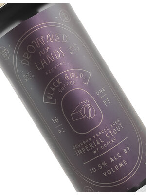 Drowned Lands "Black Gold Coffee" Bourbon Barrel Aged Imperial Stout 16oz Can - Warwick, NY