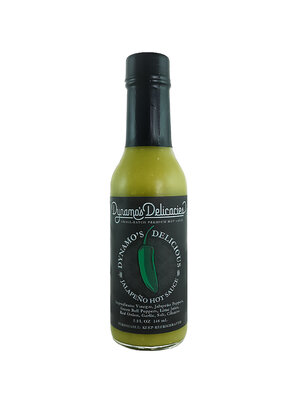 Dynamo's Delicacies "Delicious" Jalapeno Hot Sauce 5oz Bottle
