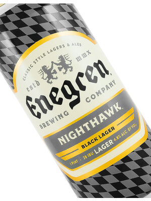 Enegren Brewing "Nighthawk" Black Lager 16oz Can - Ventura, CA