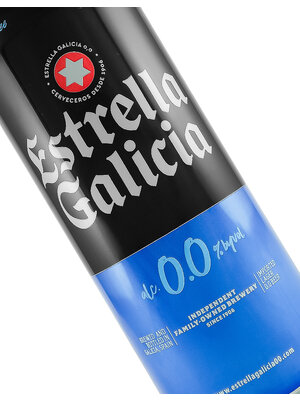 Estrella Galicia "0.0" Alcohol Free Beer 16oz Can - Spain