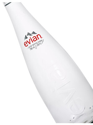 Evian "Still" Natural Spring Water 750ml Bottle, France