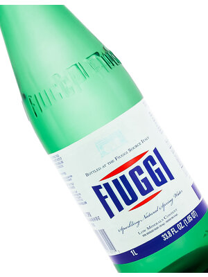 Fiuggi Sparkling Natural Spring Water 1 Liter Bottle, Italy