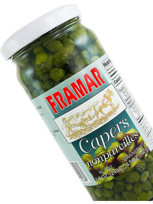 Framar Capers Nonpareilles 8.5oz Jar, Spain