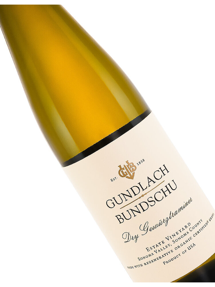 Gundlach Bundschu 2023 Dry Gewurztraminer Estate Vineyard, Sonoma County