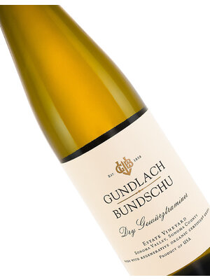 Gundlach Bundschu 2023 Dry Gewurztraminer Estate Vineyard, Sonoma County