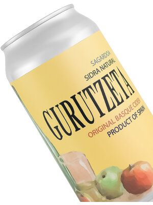 Gurutzeta Sagardoa "Original" Basque Cider 12oz Can - Spain