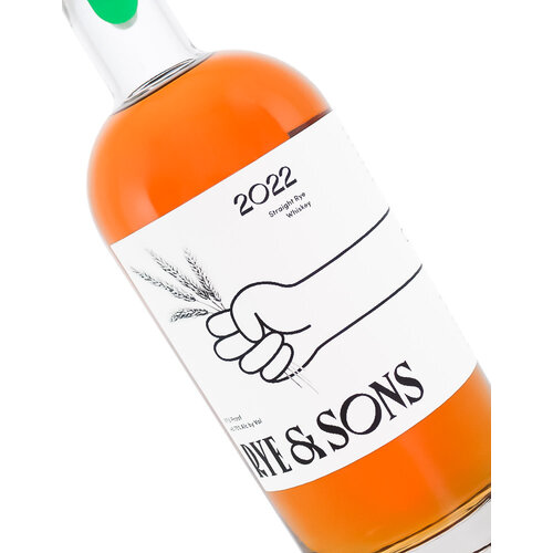 Rye & Sons 2022 Straight Rye Whiskey, Kentucky Rye & Sons 2022 Straight Rye Whiskey, Kentucky