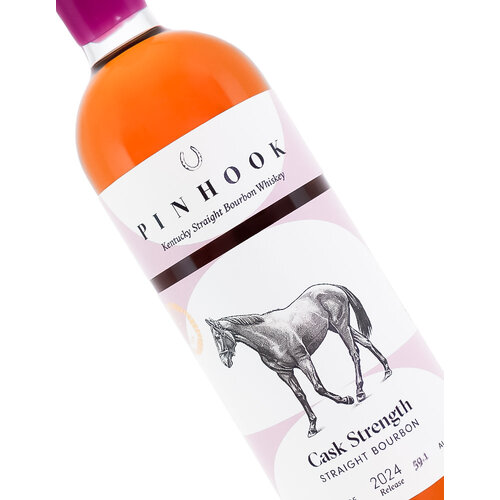 Pinhook Cask Strength Straight Bourbon Whiskey (Purple Wax), Kentucky Pinhook Cask Strength Straight Bourbon Whiskey (Purple Wax), Kentucky