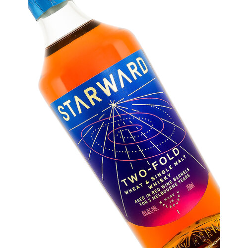 Starward "Two-Fold" Wheat & Single Malt Whisky Aged In Red Wine Barrels For 3 Years, Australia Starward "Two-Fold" Wheat & Single Malt Whisky Aged In Red Wine Barrels For 3 Years, Australia