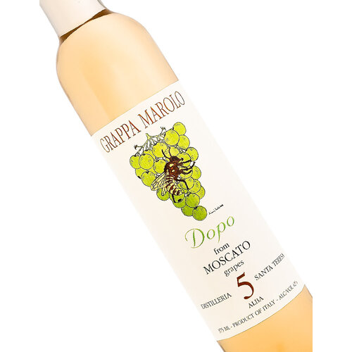 Santa Teresa Grappa Marolo "Dopo" From Moscato Grapes Half Bottle, Piemonte, Italy Santa Teresa Grappa Marolo "Dopo" From Moscato Grapes Half Bottle, Piemonte, Italy