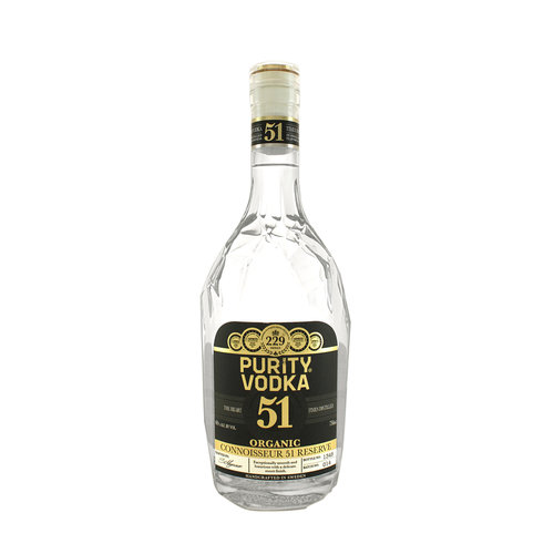 Purity 51 Times Distilled Premium Organic Vodka, Malmo, Sweden Purity 51 Times Distilled Premium Organic Vodka, Malmo, Sweden