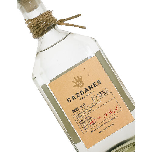Cazcanes "No. 10" Tequila Blanco Still Strength Double Distilled Estate Bottled Cazcanes "No. 10" Tequila Blanco Still Strength Double Distilled Estate Bottled