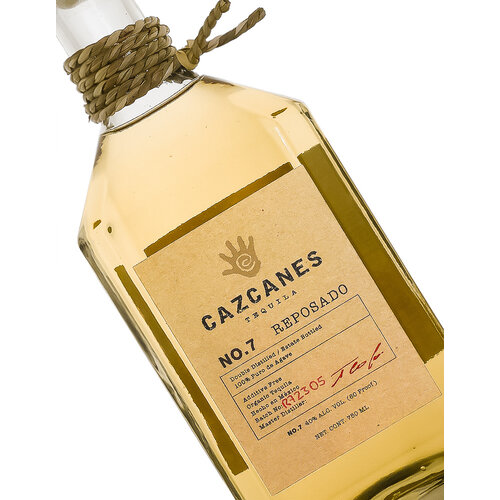 Cazcanes "No. 7" Tequila Reposado Double Distilled, Estate Bottled Cazcanes "No. 7" Tequila Reposado Double Distilled, Estate Bottled