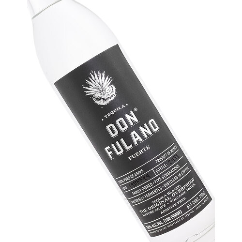 Don Fulano Blanco Fuerte Tequila, Silver Label, Jalisco, Mexico Don Fulano Blanco Fuerte Tequila, Silver Label, Jalisco, Mexico