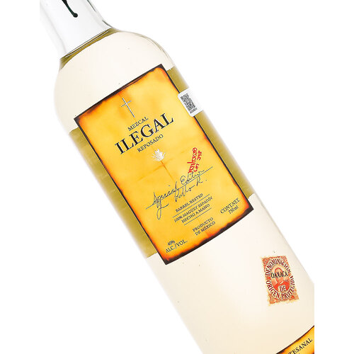 Ilegal Mezcal Reposado, Oaxaca, Mexico Ilegal Mezcal Reposado, Oaxaca, Mexico