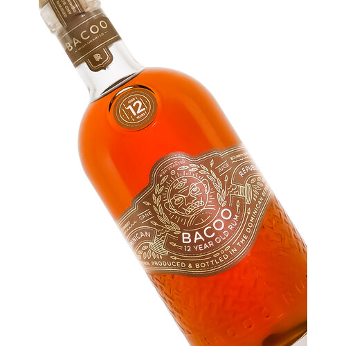 Bacoo Rum Aged 12 Years, Dominican Republic Bacoo Rum Aged 12 Years, Dominican Republic