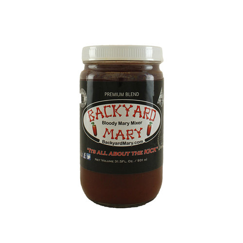 Backyard Mary "Happy Spicy" Medium Hot Bloody Mary Mixer 32oz Jar Backyard Mary "Happy Spicy" Medium Hot Bloody Mary Mixer 32oz Jar